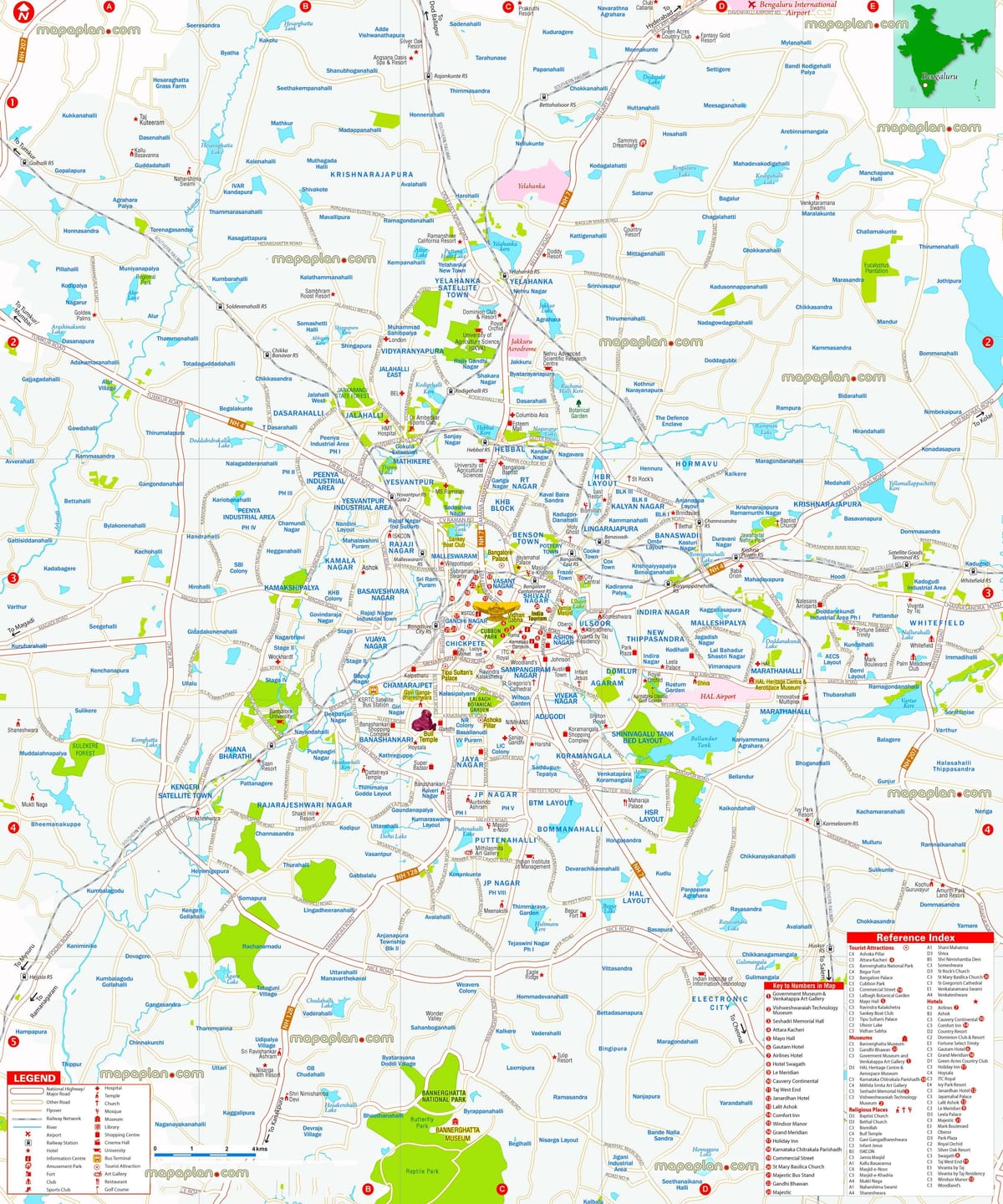 საიდან რუკა Bangalore