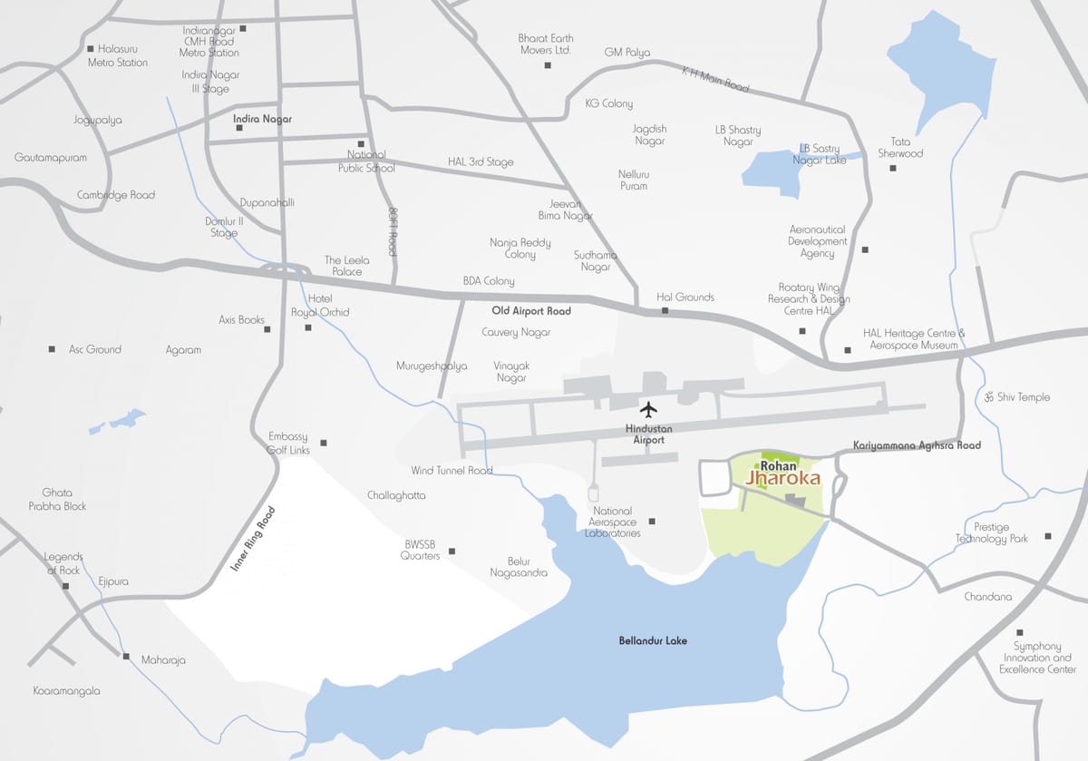Bellandur რუკა Bangalore