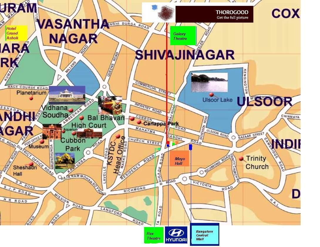 Ulsoor Bangalore რუკა